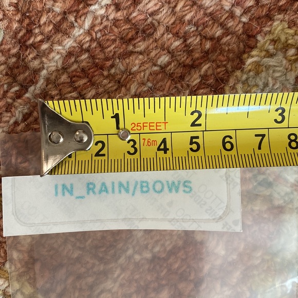 InkBox Realistic Temporary Radiohead In Rainbows Tattoo - Picture 3 of 3